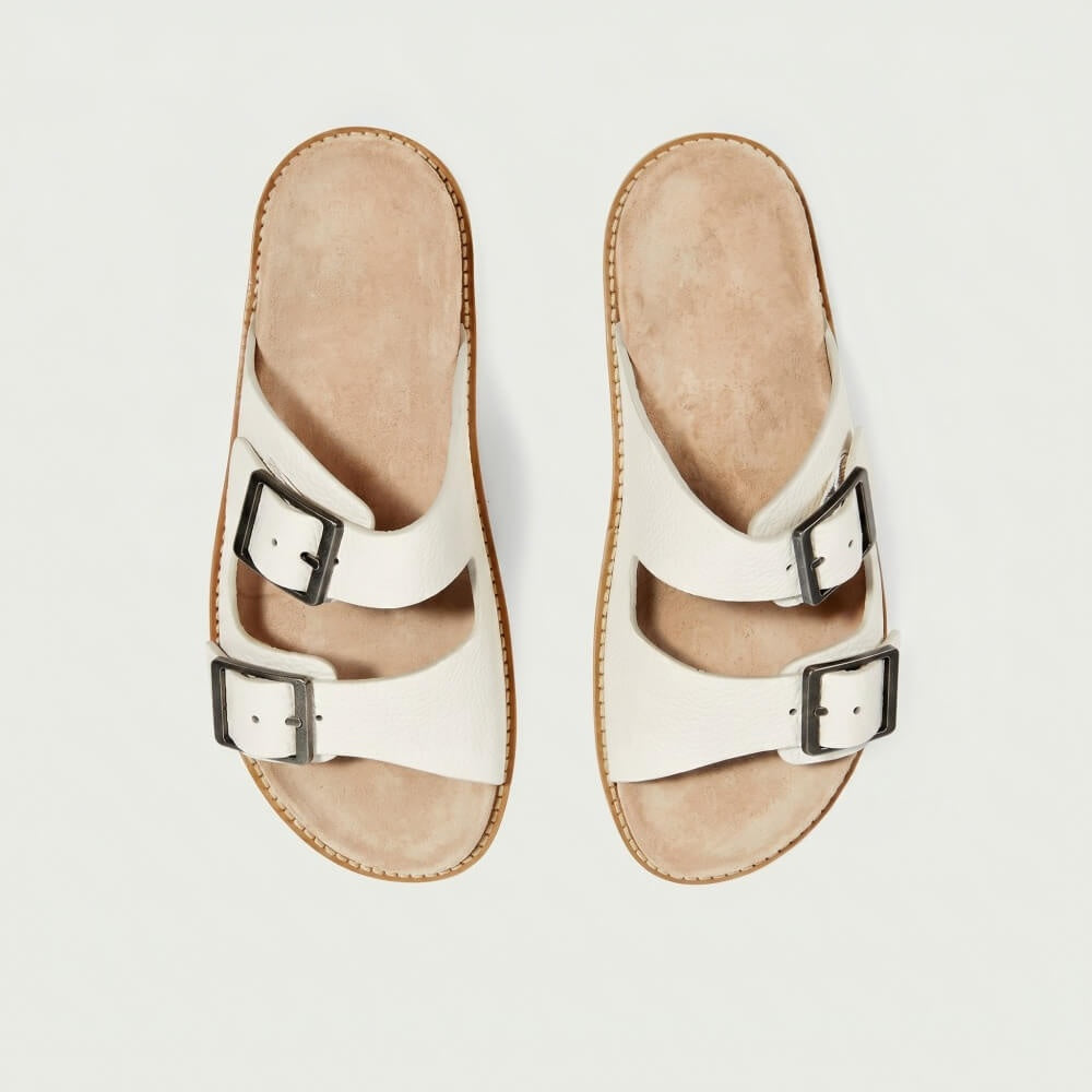Leather casual flip-flop