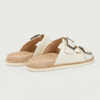 Leather casual flip-flop