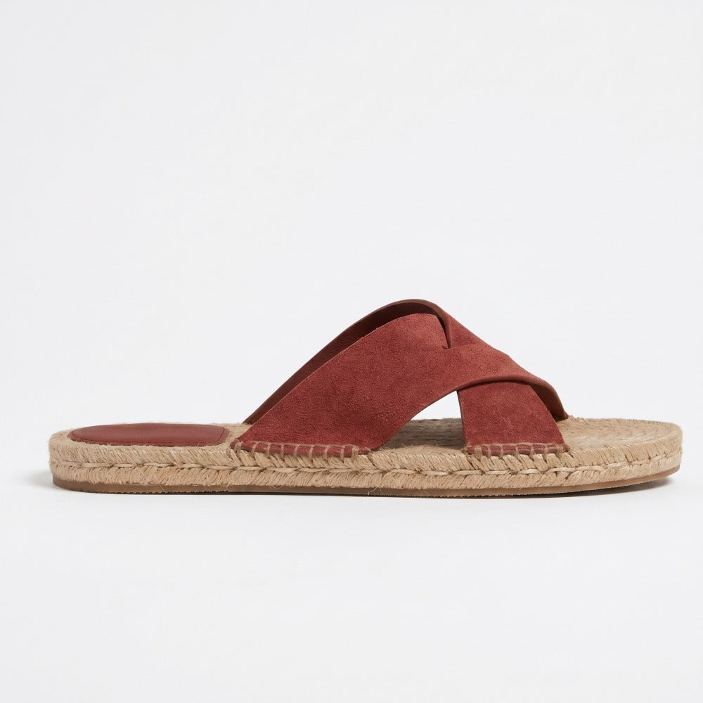 Handmade cross-laced sandals