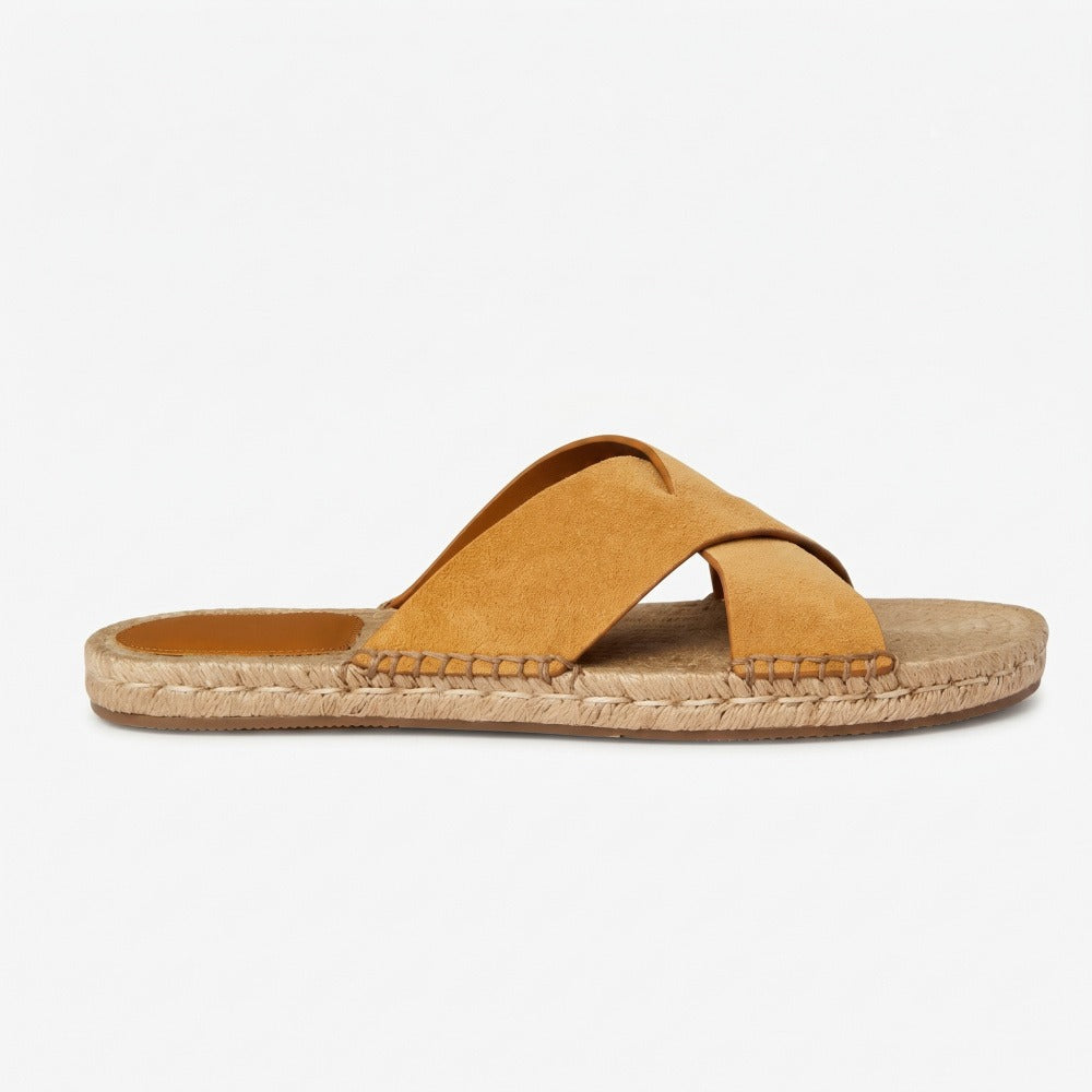 Handmade cross-laced sandals