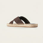 Handmade cross-laced sandals