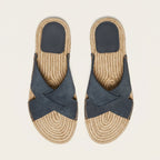 Handmade cross-laced sandals