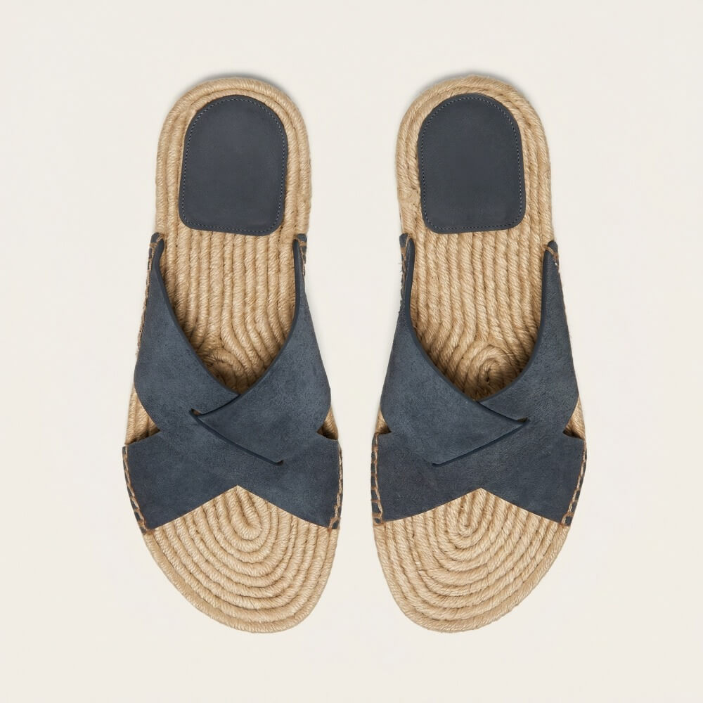 Handmade cross-laced sandals