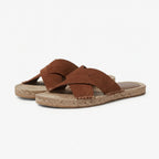 Handmade cross-laced sandals