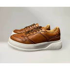 QHCCID | Leather thick-soled shoes