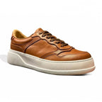 QHCCID | Leather thick-soled shoes