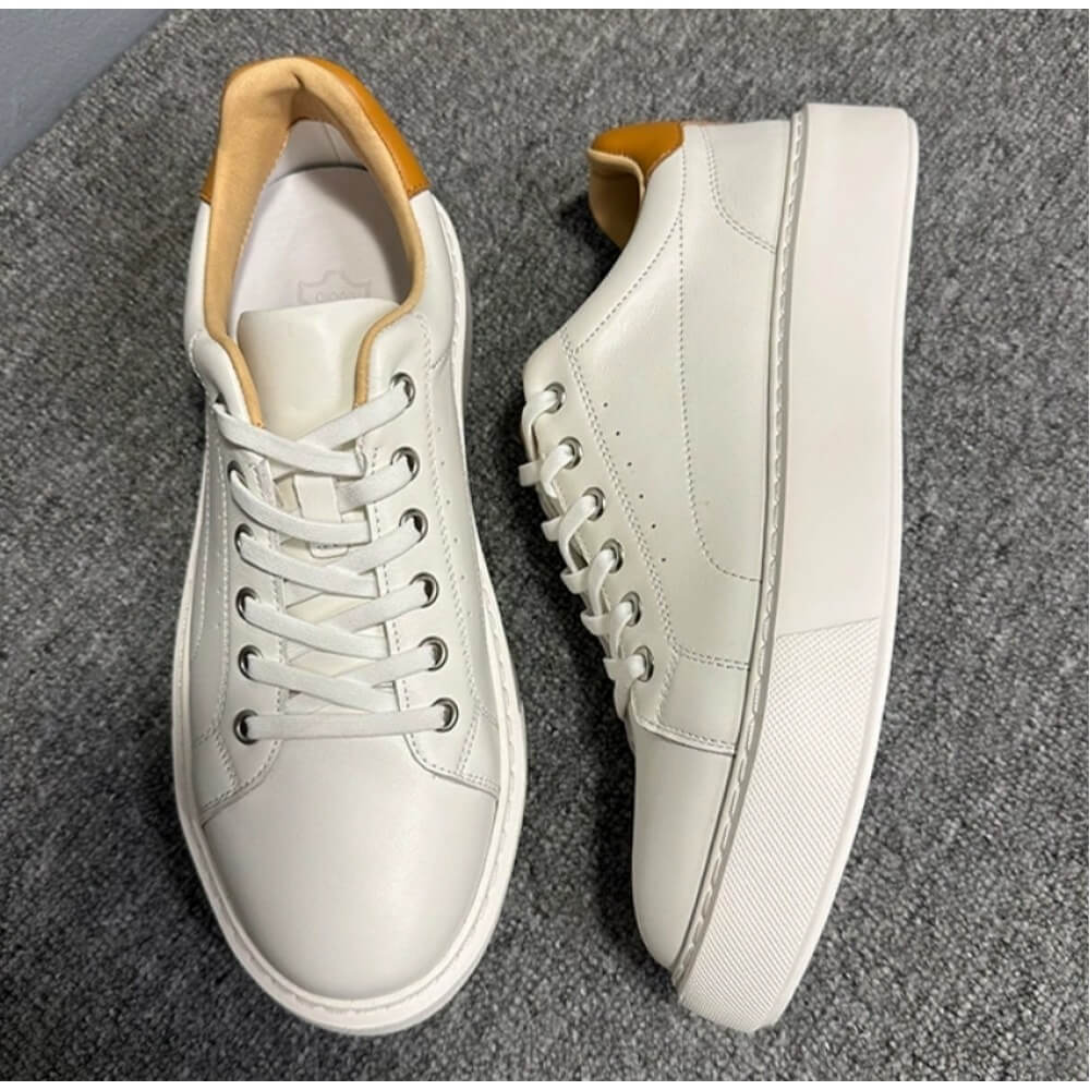 QHCCID | Leather casual sneakers