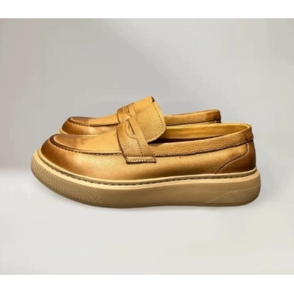 QHCCID | Classic retro leather loafers