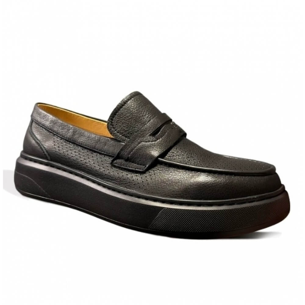 QHCCID | Breathable cowhide fashion loafers