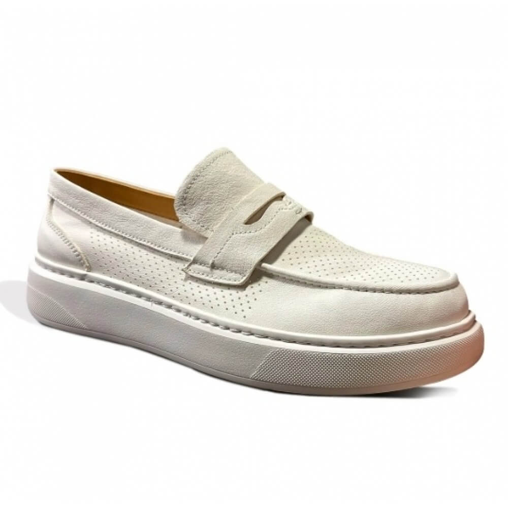 QHCCID | Breathable cowhide fashion loafers