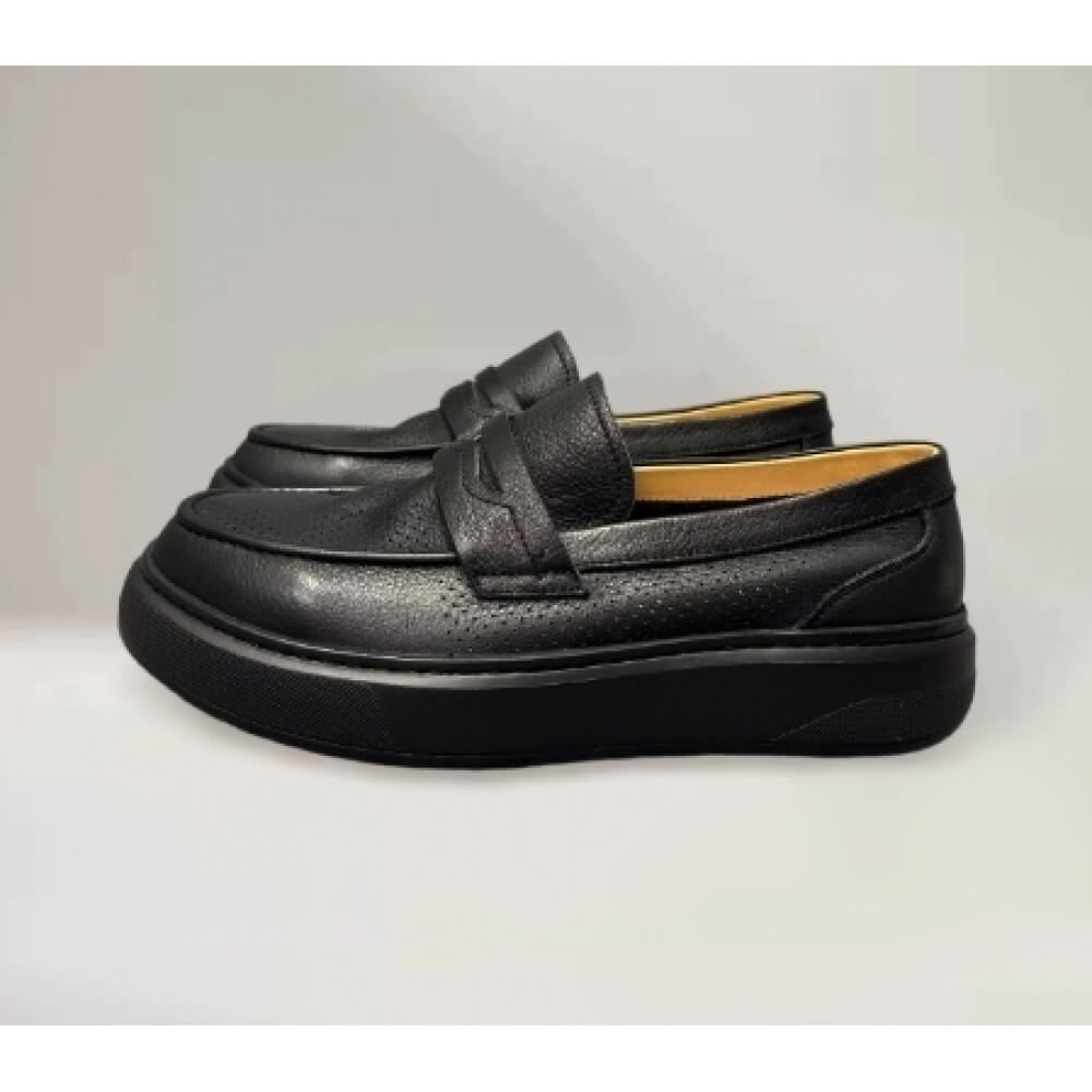 QHCCID | Breathable cowhide fashion loafers