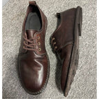 QHCCID | Fashionable cowhide derby shoes