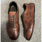 QHCCID | Leather Vintage Casual Shoes