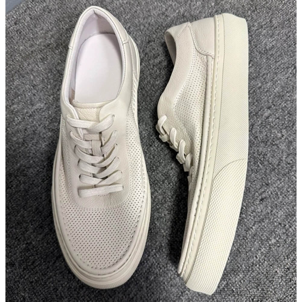QHCCID | Breathable cowhide leather shoes