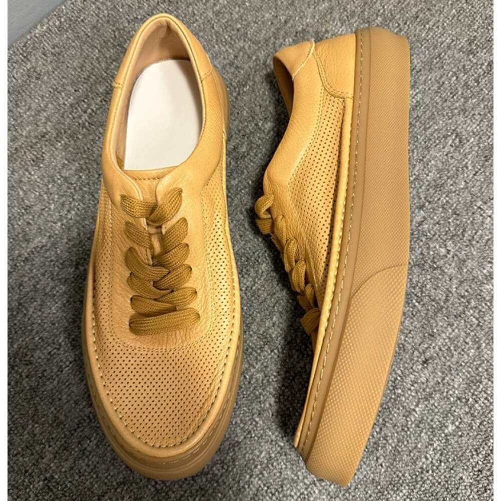 QHCCID | Leather casual sneakers