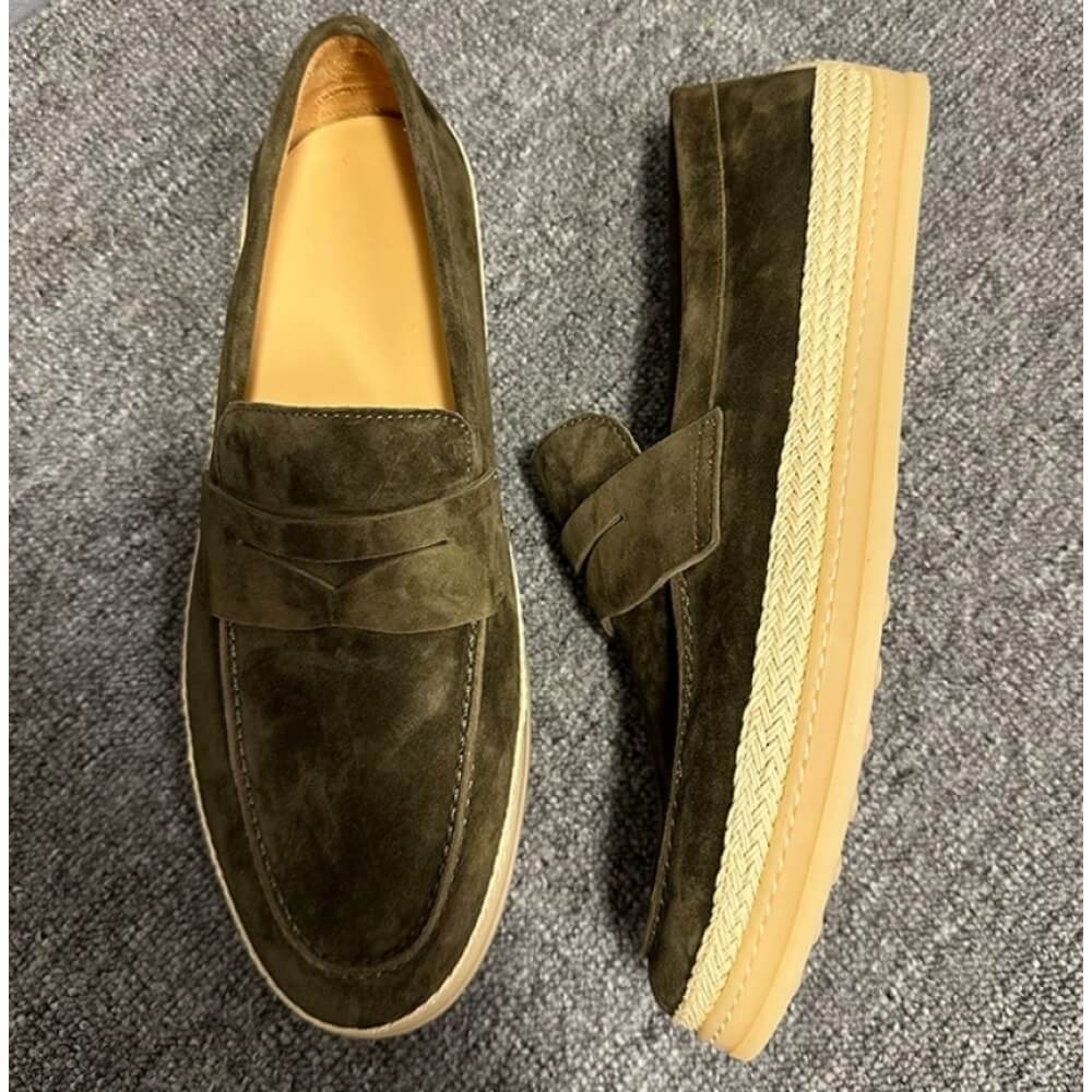 QHCCID | Knit Loafer Shoes