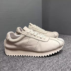 Men's casual sports shoes, thick-soled walking shoes, fashionable genuine leather sports shoes