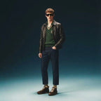 QHCCID Fashion Men's High Top lightweight comfortable cowhide casual trendy men's shoes