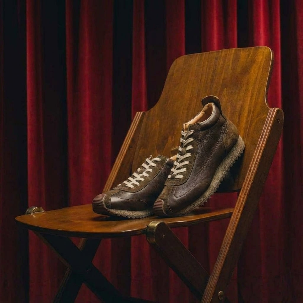 QHCCID Fashion Men's High Top lightweight comfortable cowhide casual trendy men's shoes