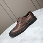 Exquisite men's casual business leather shoes - Made of genuine cowhide - Social style shoes