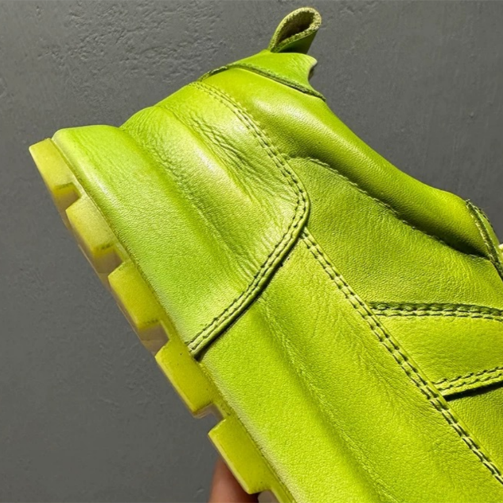 Men's leather sports shoes - fashionable low-top casual sneakers - comfortable men's shoes