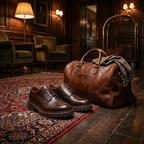 Handmade leather casual shoes, with retro horsehide material, high-end business casual men's shoes