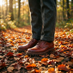 Handmade leather casual shoes, with retro horsehide material, high-end business casual men's shoes