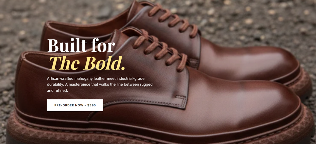 Handmade leather casual shoes, with retro horsehide material, high-end business casual men's shoes