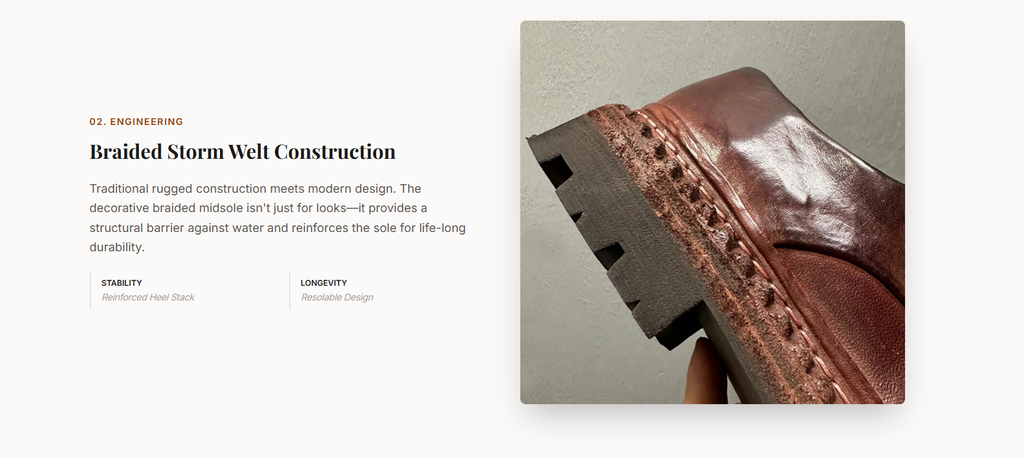 Handmade leather casual shoes, with retro horsehide material, high-end business casual men's shoes