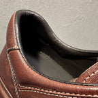 High-end handmade genuine leather men's casual slip-on shoes, retro breathable soft-soled shoes