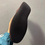 High-end handmade genuine leather men's casual slip-on shoes, retro breathable soft-soled shoes