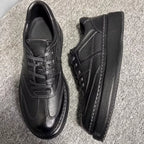 High-end handmade genuine leather men's casual slip-on shoes, retro breathable soft-soled shoes