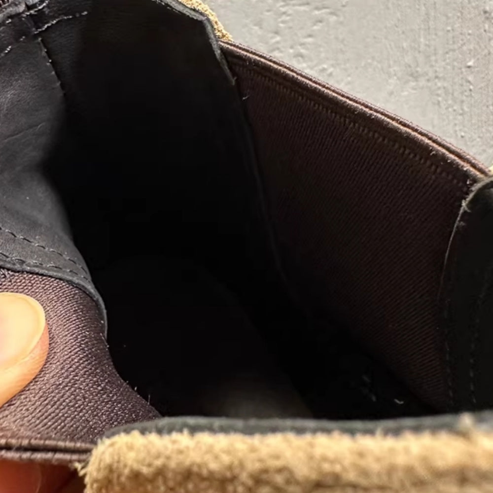 High-end Chelsea boots - distressed genuine leather short boots made of smooth cowhide for men