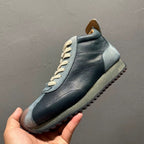 QHCCID Fashion Men's High Top lightweight comfortable cowhide casual trendy men's shoes