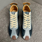 Handmade cowhide high-top shoes - Comfortable retro sports shoes - Fashionable casual sports shoes