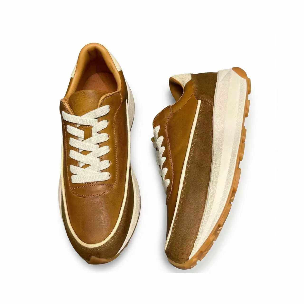 QHCCID | Soft-textured sports leather shoes (casual style)