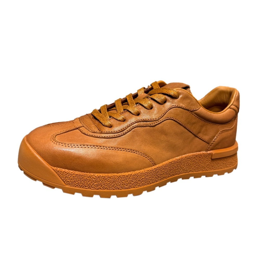 Men's leather shoes - Durable sports shoes - Men's fashionable low-top casual shoes - Height-boosting shoes