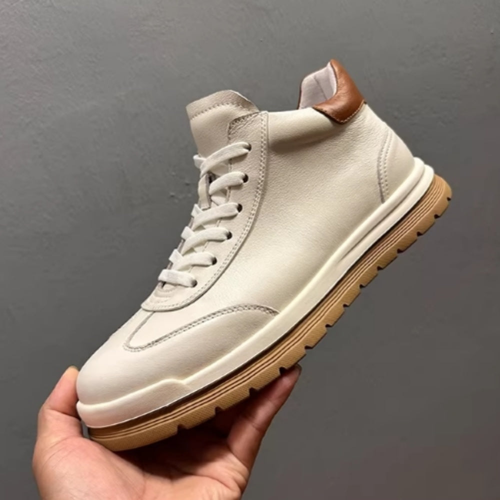 Men's new high-top sports shoes - a retro and fashionable design, with soft soles and breathable uppers.