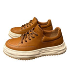 Men's handmade leather shoes, classic casual walking shoes, outdoor sports shoes, casual sports shoes