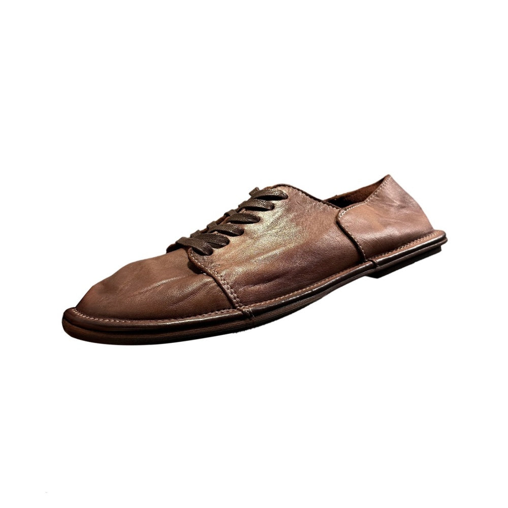 Men's handcrafted casual leather shoes - Soft leather, adjustable laces to ensure breathability