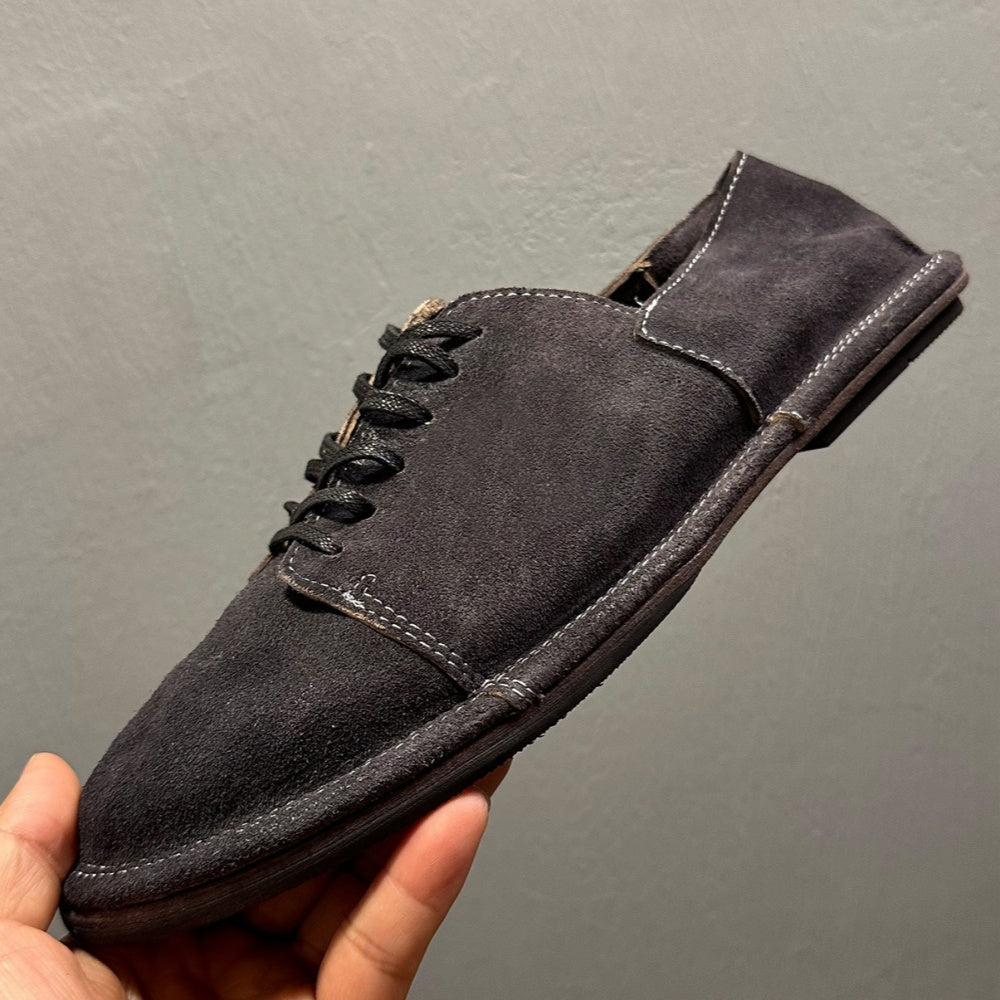 Men's handcrafted casual leather shoes - Soft leather, adjustable laces to ensure breathability