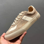 Retro original genuine leather breathable thick-soled high-heeled men's shoes, with a casual style.