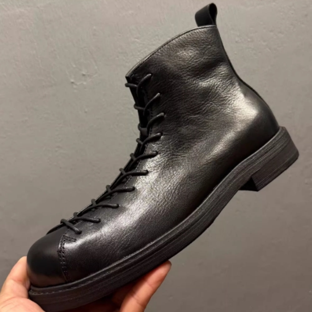 Vintage genuine leather Chelsea boots, new design, top-quality cowhide material men's boots