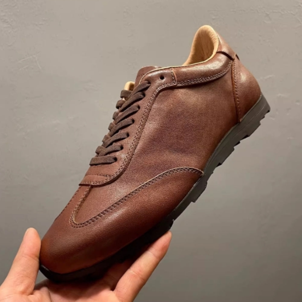 Leather men's casual shoes, comfortable, multi-purpose, durable, simple and practical sports shoes