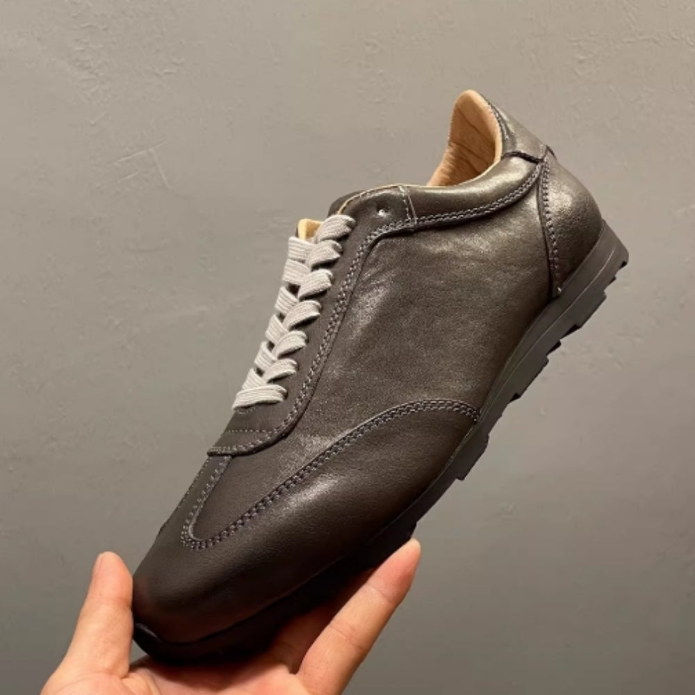 Leather men's casual shoes, comfortable, multi-purpose, durable, simple and practical sports shoes