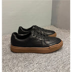 Men's casual sports shoes, fashionable and retro, made of high-quality leather, soft and comfortable.