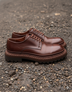 Handmade leather casual shoes, with retro horsehide material, high-end business casual men's shoes