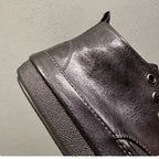 Mapi high-top men's leather shoes, with soft soles and comfortable uppers, suitable for casual occasions.