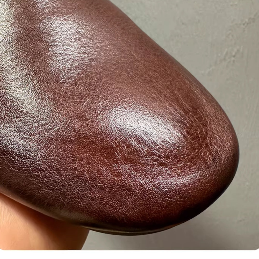 Men's ultra-soft leather shoes - New style, retro soft high street fashion sole, casual loafers