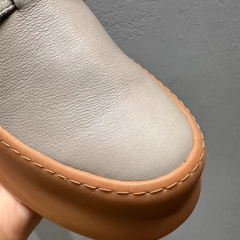 New thick-soled genuine leather British-style genuine leather multi-functional men's casual shoes